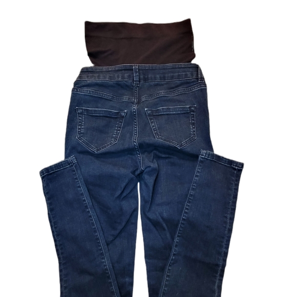 Seraphine Premium Indigo Over Bump Maternity Jeans Size 2 - Picture 7 of 16